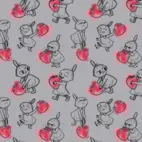 My & my strawberries, Grey - Moomin By ZannaZ