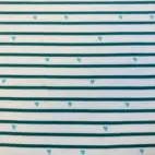 Heart online, grön - Trikåtyg