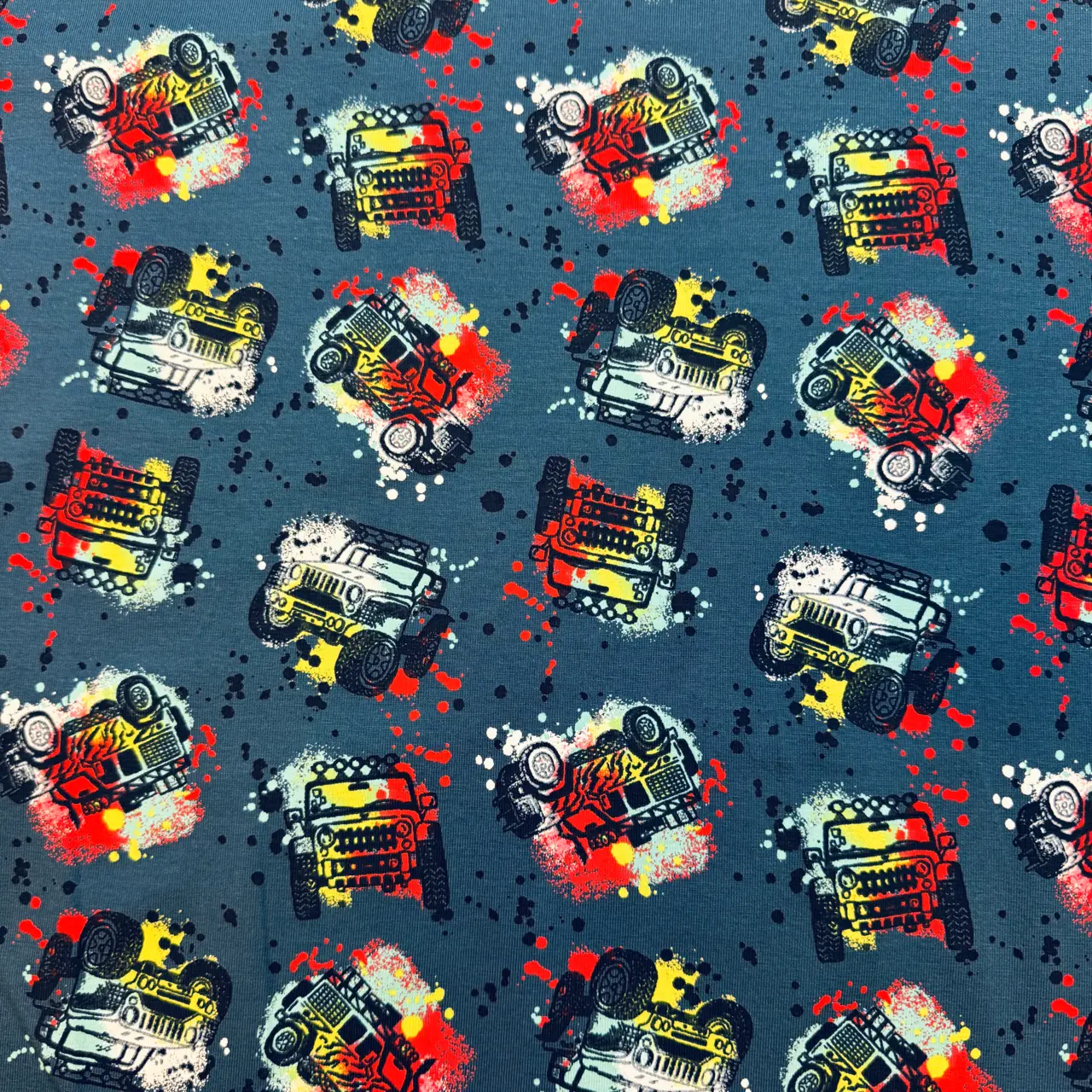 Jeepar, jeans - Trikåtyg