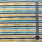 Ränder, petrol - Trikåtyg