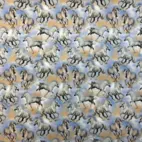 Vita hästar - Trikåtyg