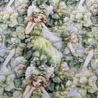 Whimsical Fairy Garden, green - Zelected By ZannaZ