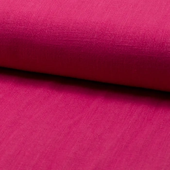 Fuchsia - Stentvättat linne