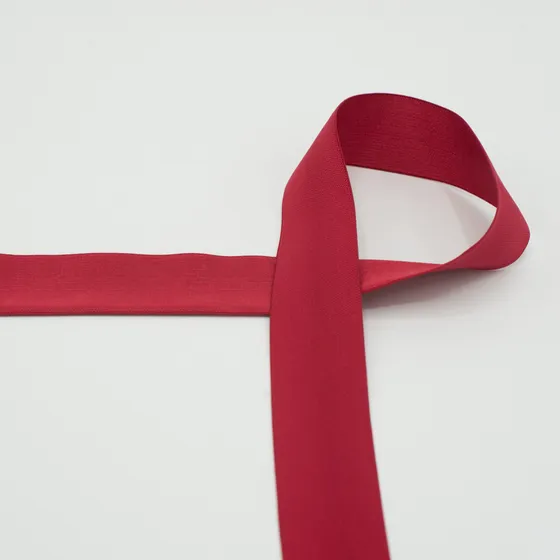 Dark Red - Satin Resår 30 mm