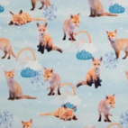 Fox, blue - Trikåtyg