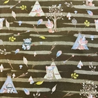 Animal and tipi - Trikåtyg