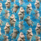 Mumin, Cloudy cyan - Moomin By ZannaZ