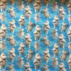 Mumin, Cloudy cyan - Moomin By ZannaZ