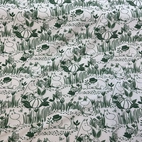 Garden Life in MomminVally, green/white - Moomin By ZannaZ