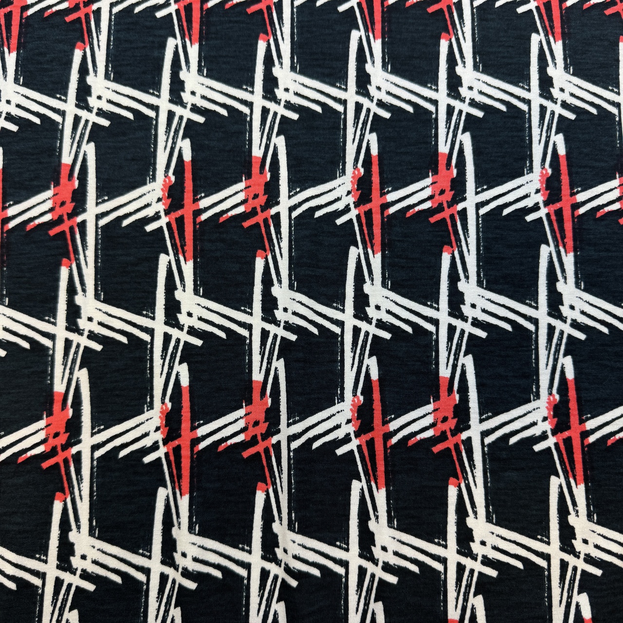 Livia, röd - Viscose jersey