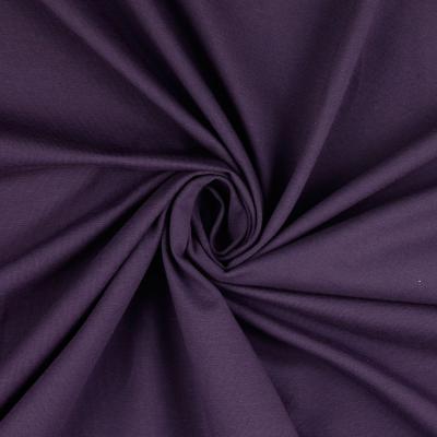 Enfärgad trikå - Plommon