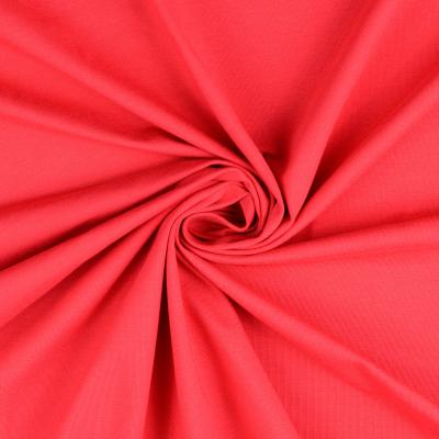 Enfärgad trikå - röd