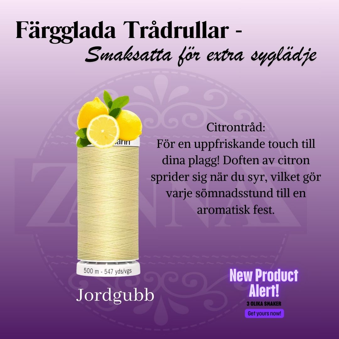 Färgglad tråd - Citron