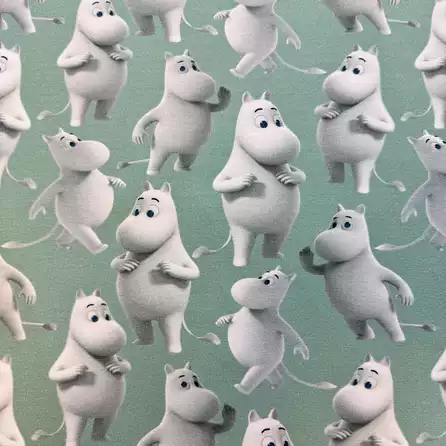 Mumin, pale green - Softshell