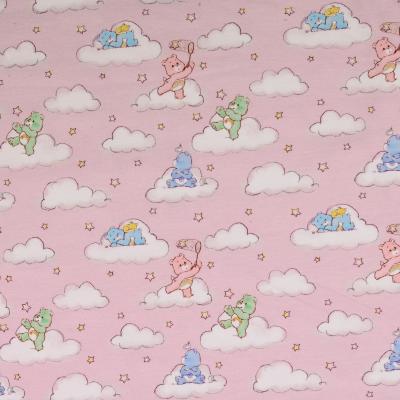 Care Bears, pink - Trikåtyg