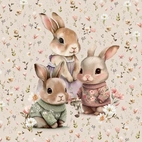 Söta kaniner - Panel