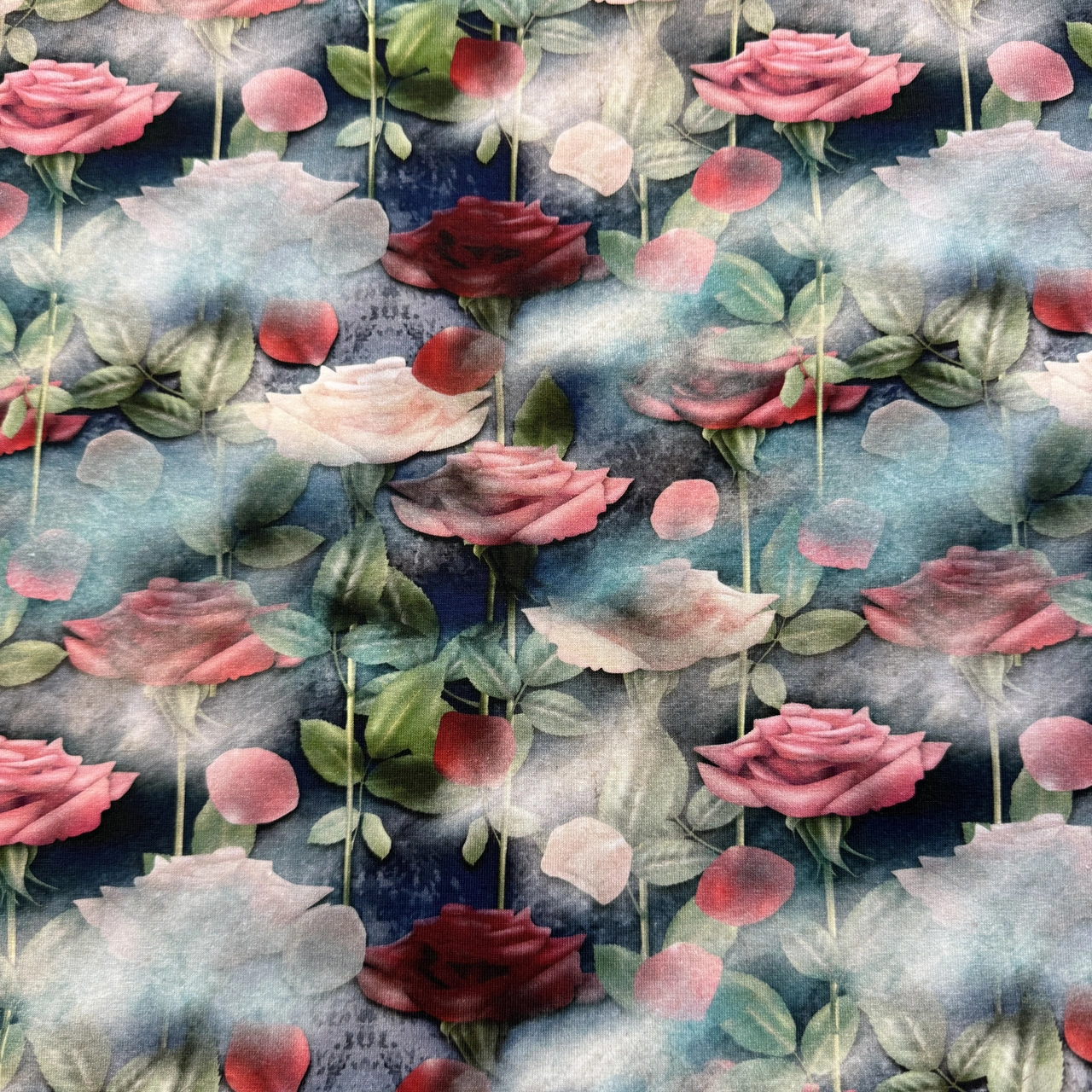 Dream of roses - Trikåtyg