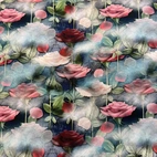 Dream of roses - Trikåtyg