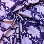 Flower shade, lila - Viscose crepe
