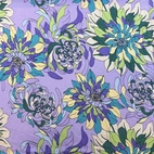Flowers Dusty Lilac - Viscose jersey
