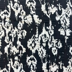 Stains, Black - Seersucker print