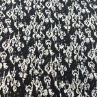 Stains, Black - Seersucker print