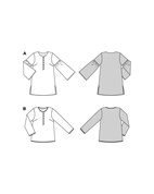 Burda 5822 - Blus Tunika - Dam