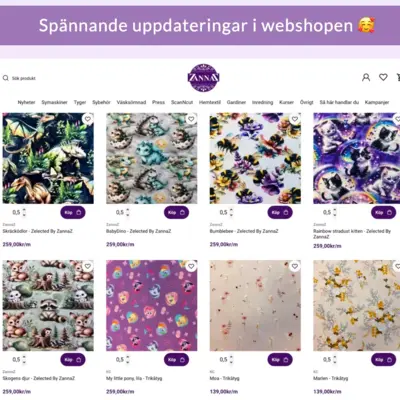 Nyheter på websidan