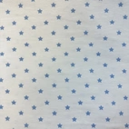 Stars, blue - Trikåtyg