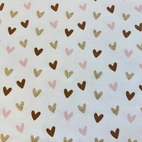 Sparkling hearts - Trikåtyg