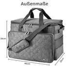 Symaskinsväska - Grå Quiltad