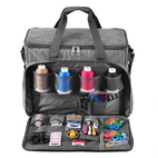 Symaskinsväska - Grå Quiltad