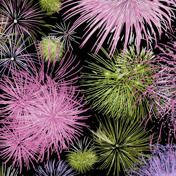 Firework, cerise - Happy Fleece
