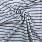 Ribbed knit - White/Grey slim