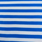 Ribbed knit - blue/ White