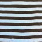 Ribbstickat - Brun/Baby Blå