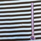 Ribbstickat - Brun/Baby Blå