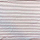 Ribbstickat - Beige/röd Smal