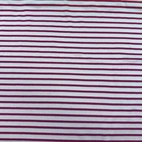 Ribbstickat - Off white/röd