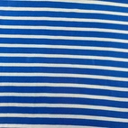 Ribbstickat - Blå/Grå