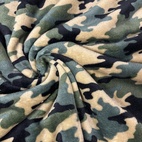 Dubbelsidig Fleece - Camo