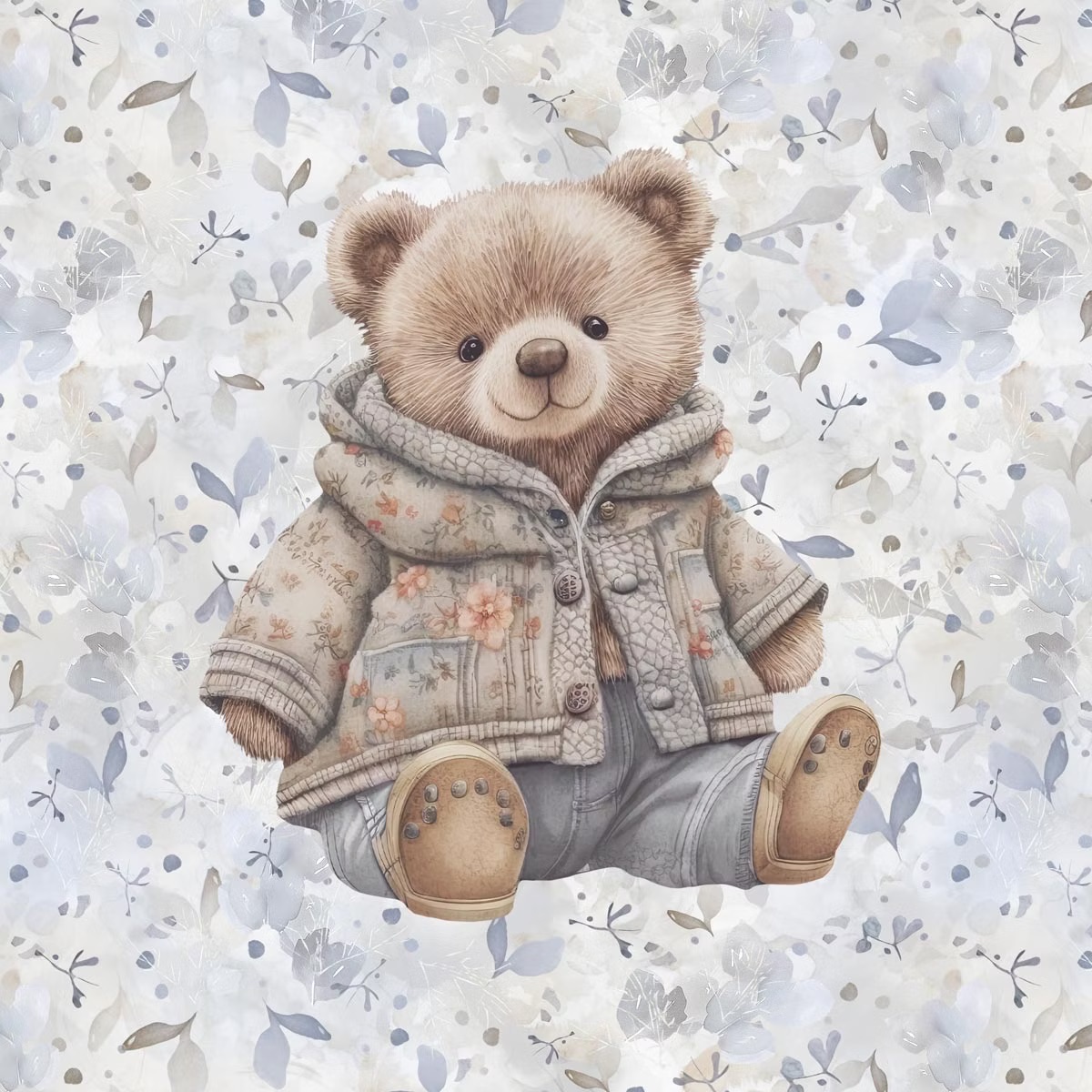 Nalle med jacka - Panel