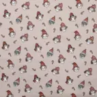 Little Gnomes, sand - Trikåtyg