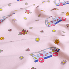 Folkbuss, rosa - Trikåtyg