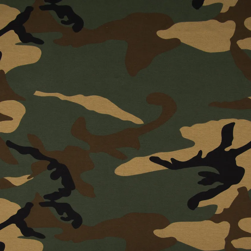 Camo -Trikåtyg