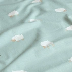 Lamb, blue - Jersey fabric