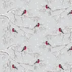 Vinterland grå - tyg metervara