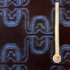 Boiled wool - Eva, blue