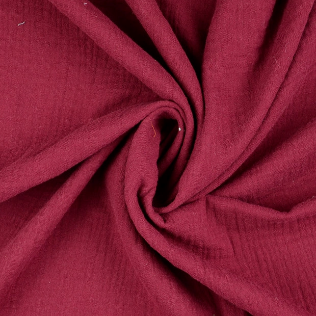 Bordeaux - Enfärgad Muslin
