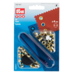 Öljetter 4MM Guld 50-pack